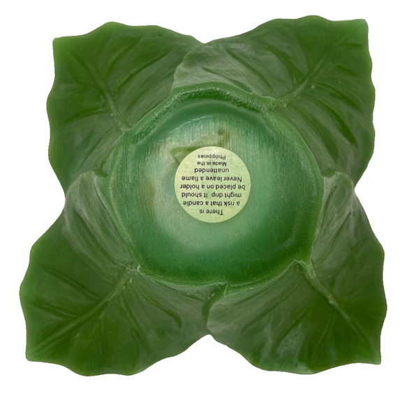 Large 6.5" Yellow and White Flower Lightly Scented Candle ONLY -NEW - Picture 7 of 9